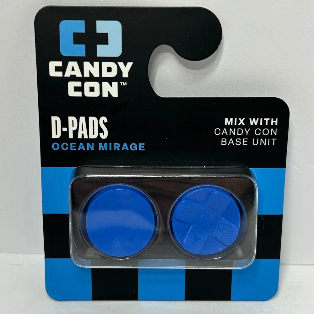 Candy Con D-Pads Ocean Mirage Blue Controller Accessories 2-Pack NEW